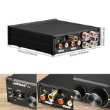 AIYIMA A06 | MM/MC Phono Amplifier TPA3221 100Wx2 Stereo HiFi Power AMP for Turntable Phonograph Preamp Treble Bass Control
