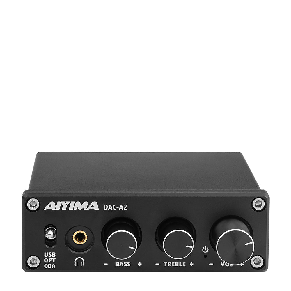 lørdag Anoi Garderobe DAC Amplifier | Headphone Amplifier | Digital Audio Decoder | Hifi Stereo  Bass Amplifier - AIYIMA DAC A2